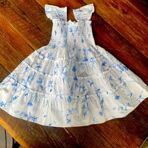 Hill House tiny Ellie Nap Dress in Blue Botanical, new with tags, size 3/4